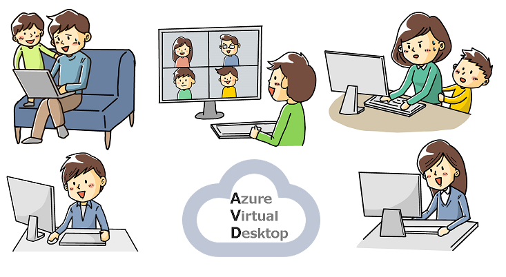 AzureVirtualDesktopで、場所を問わずテレワーク可能な環境を実現！