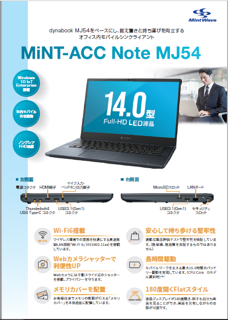 【販売終了品】MiNT-ACC Note MJ54